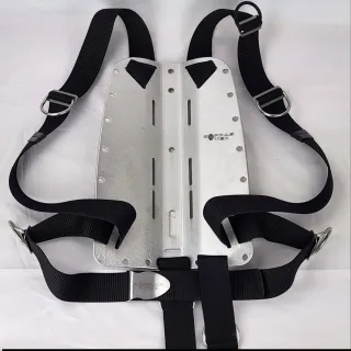 Conjunto bibotella  Ala Dive Rite y Backplate inox