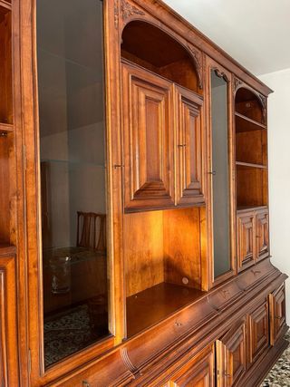 Mueble salón madera maciza