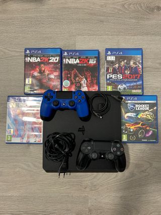 PS4 (PlayStation 4) 1 TB con 4 juegos