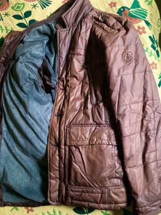 Giubbotto imbottito marrone uomo