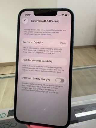 iPhone 13 Mini Azul 100% Batería