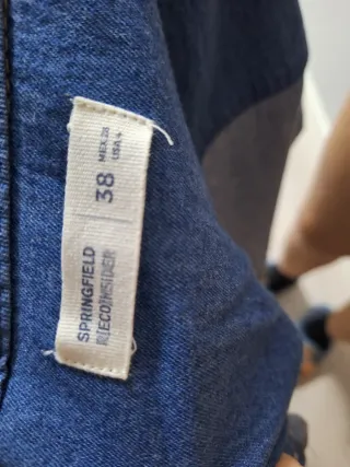 Vestido vaquero Springfield Talla M