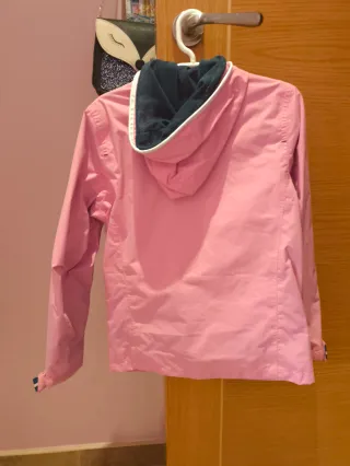Chaqueta abrigo rosa Tribord 8 años