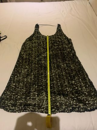 Vestido fiesta lentejuelas Pull and Bear Talla M