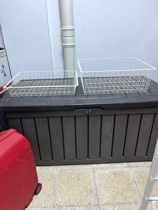 Cajoneras de gavetas metálicas blancas