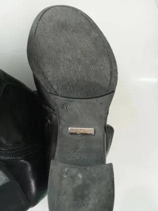 Botas botines Piel Luis Gonzalo Negras Talla 37