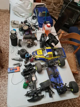 Piezas coche RC gasolina precio negociable
