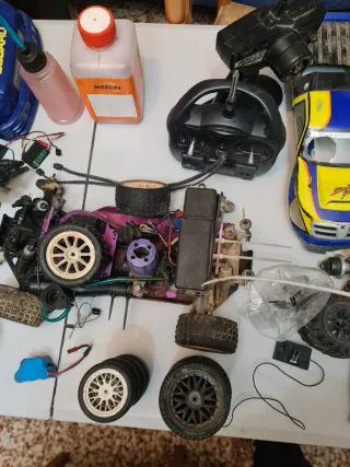 Piezas coche RC gasolina precio negociable