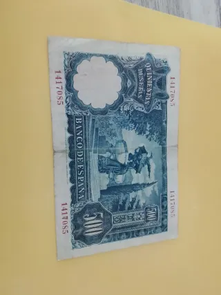 Billete 500 Pesetas España 1961