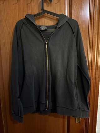 Sudadera Jack Daniels Negra con Cremallera unisex