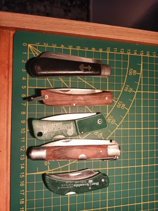 Lote 5 herramientas de corte