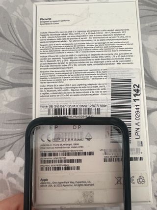 iPhone SE 3ª gen (2022) Negro 128 GB