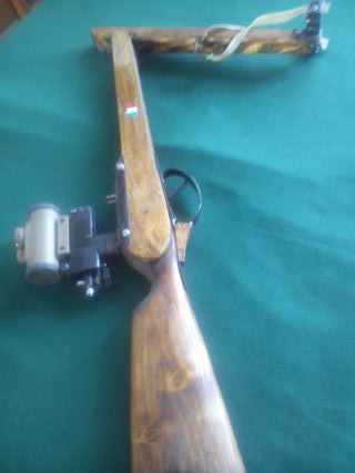 Fionda tiro sportivo legno con mirino