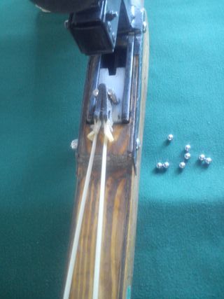 Fionda tiro sportivo legno con mirino