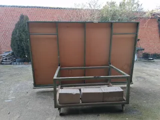 Mesa de trabajo verde