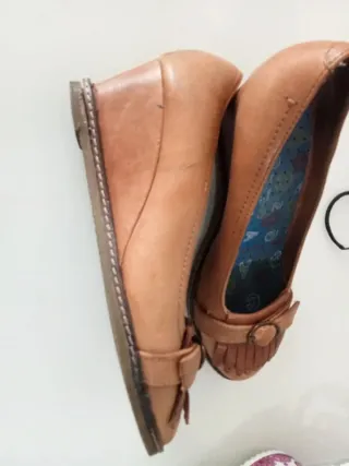 Mocasines de piel ECI mujer camel talla 38