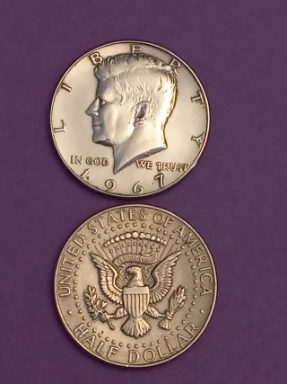 Moneda de Plata Kennedy 1967, Half Dolar
