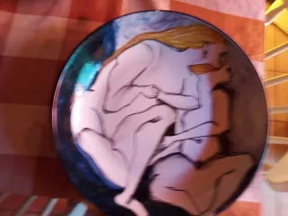 Piatti decorativi dipinti a mano