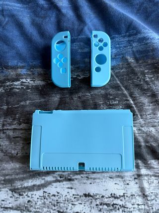 Funda protectora Switch OLED azul