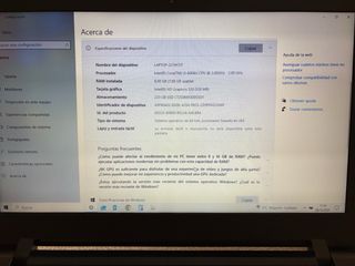 Portátil Lenovo i3 8GB RAM SSD 256GB