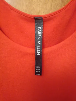 Camiseta tirantes Karen Millen roja