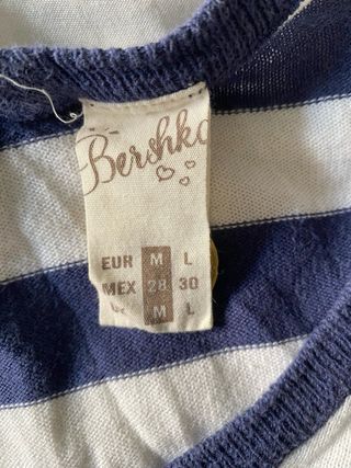 Camiseta de rayas Bershka