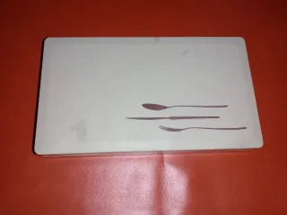 Cubierto de plata antigua para comunión