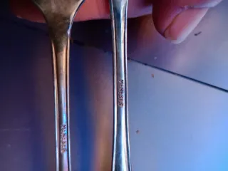 Cubierto de plata antigua para comunión