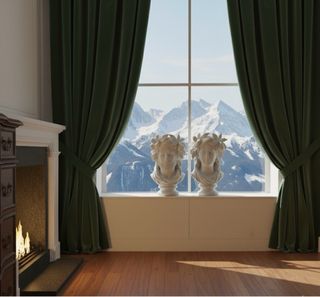 Coppia Teste di Moro artigianali 25 cm