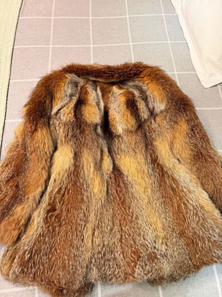 Abrigo de pelo de zorro