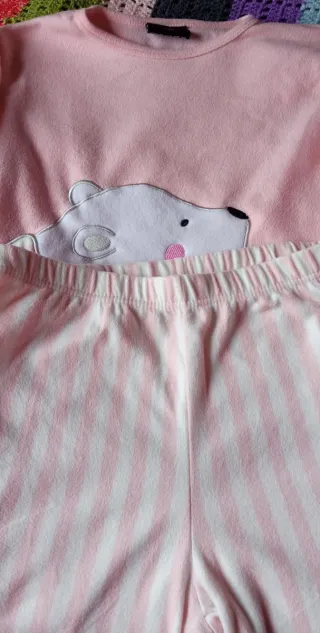 Pijama mujer Tramas oso rosa