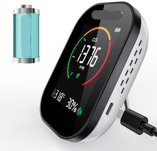 Detector CO2 Interiores Medidor Digital