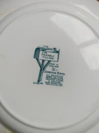 Juego de platos Johnson bros y George V NO ENVIO