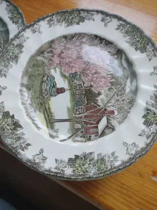 Juego de platos Johnson bros y George V NO ENVIO