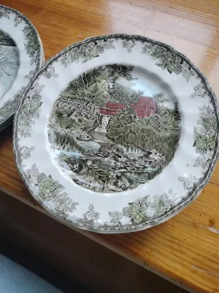 Juego de platos Johnson bros y George V NO ENVIO