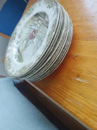 Juego de platos Johnson bros y George V NO ENVIO