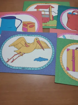 6 mini album da colorare vintage Malipiero rari