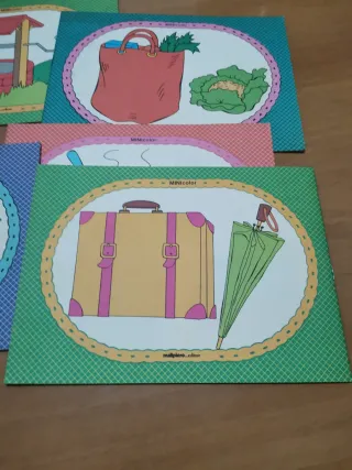 6 mini album da colorare vintage Malipiero rari
