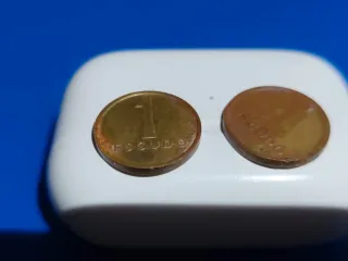 2 Monedas 1 Escudo Portugal