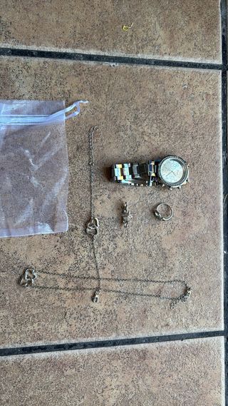 Juego de Joyas Mujer: Reloj, Anillo, Pulsera, Coll