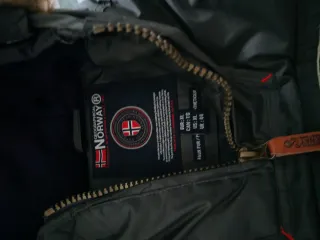 Chaqueta Geographical Norway Verde y Roja