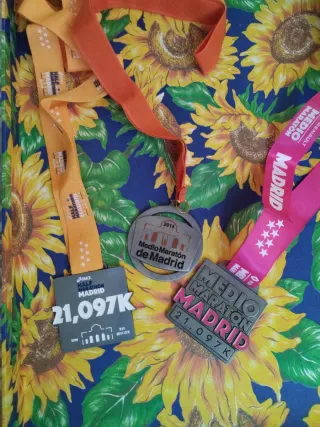 Medallas Medio Maratón Madrid (21,097K)