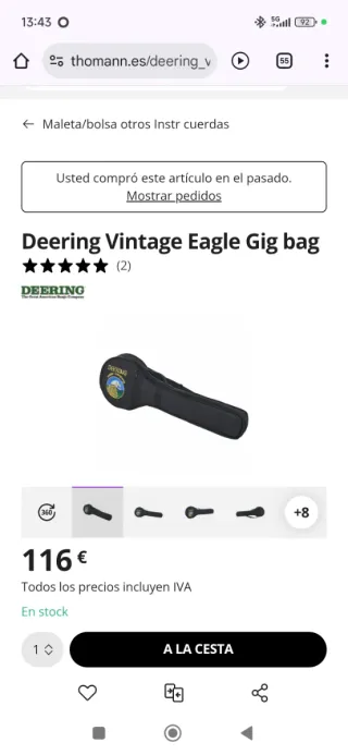 Banjo Deering Goodtime Americana Artisan 12