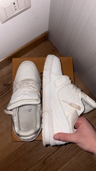 Louis Vuitton Trainer Bianche, prezzo trattabile