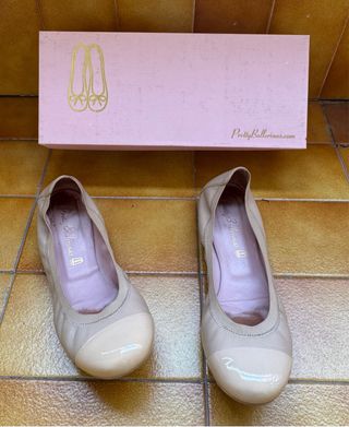 Manoletinas Pretty Ballerinas Beige