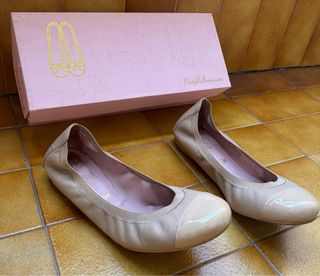 Manoletinas Pretty Ballerinas Beige