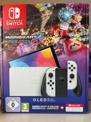 Nintendo Switch OLED blanco