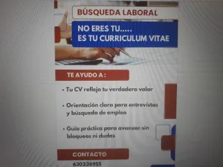 Te ayudo a mejorar tu CV y entrevistas