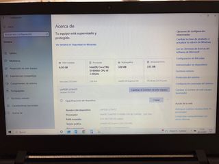 Portatil Lenovo i3 8GB RAM SSD 256GB