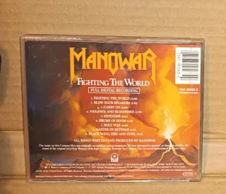 Manowar Fighting The World CD Heavy Metal